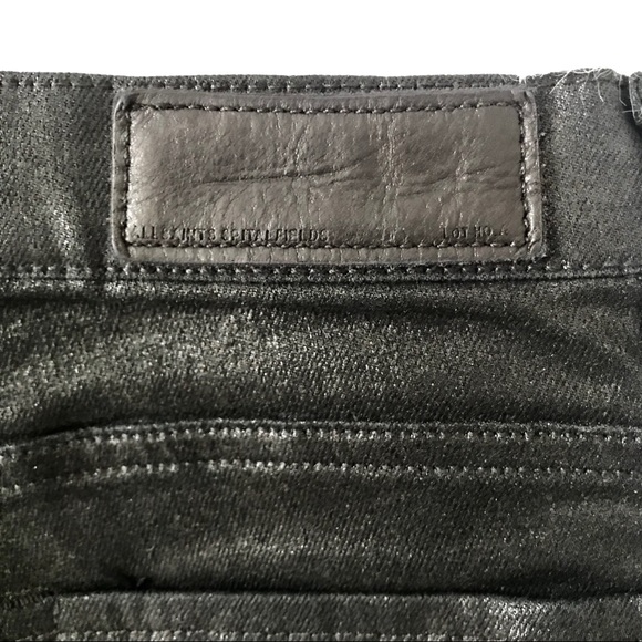 AllSaints Petral Brodie Black Jeans Size 28 - Picture 6 of 8